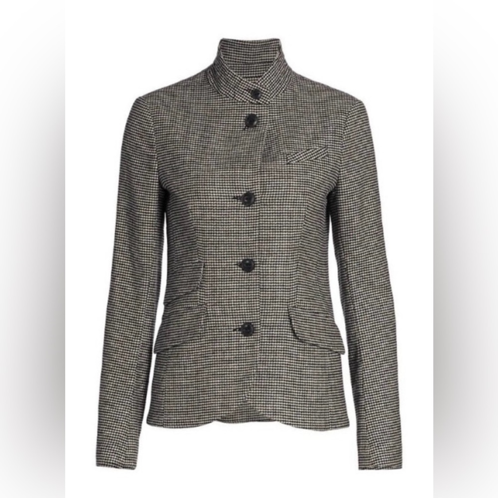 Rag & Bone Monochrome Houndstooth Jacket - Picture 3 of 9